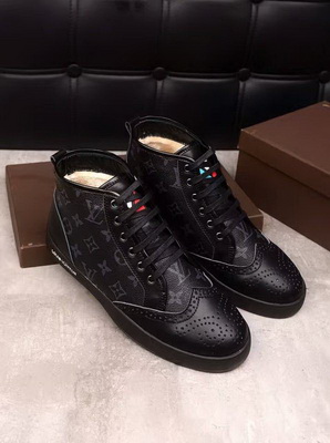 LV High-Top Fashion Men Shoes--076